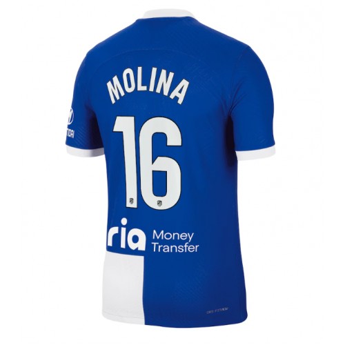 Fotbalové Dres Atletico Madrid Nahuel Molina #16 Venkovní 2023-24 Krátký Rukáv